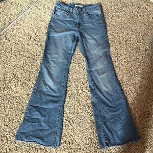 Levi’s high rise flare jeans